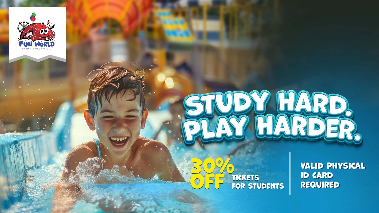 student 30% offer funworld